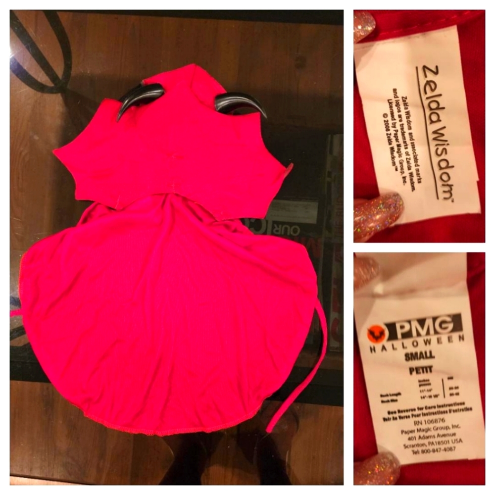 Tiny, "Hell Hound," Doggie/Pet Haloween Costume, Size S